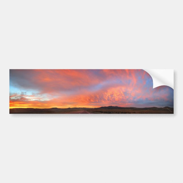 Autocollant De Voiture Coucher de soleil 2 (Devant)