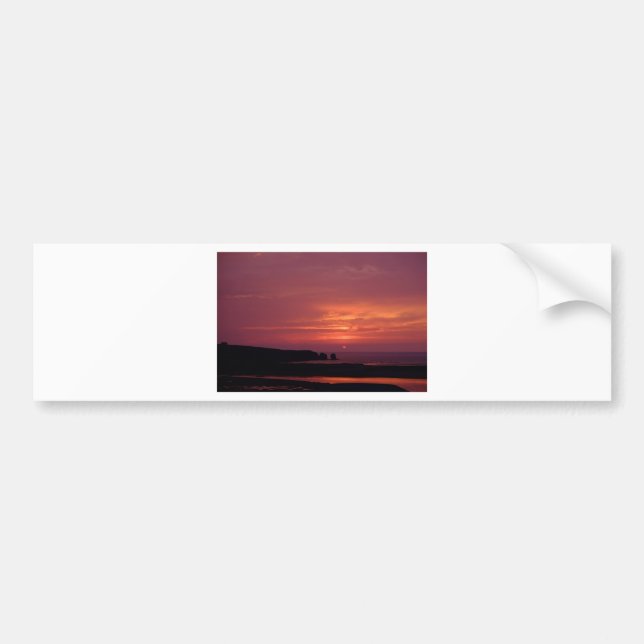 Autocollant De Voiture coucher du soleil 3 (Devant)