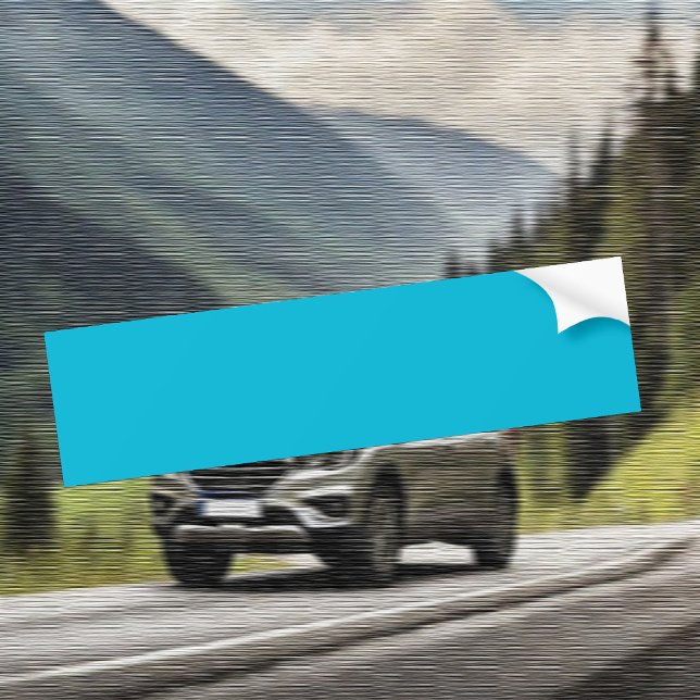 Autocollant De Voiture Couleur de tendance - Sticker Cyan Vivid (Créateur téléchargé)