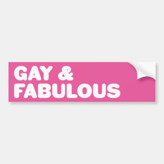Autocollant De Voiture Couleur personnalisable Gay & Fabuleux, instructio