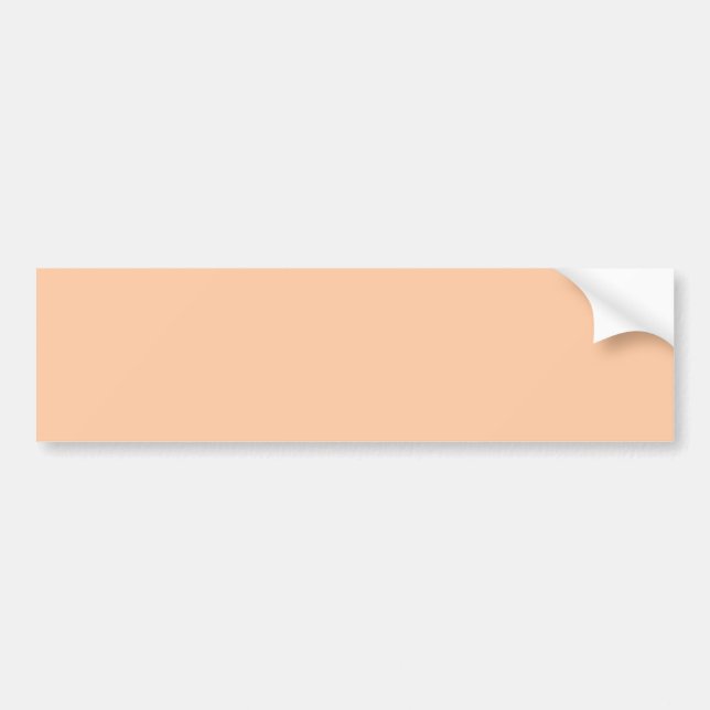 Autocollant De Voiture Couleur solide profonde Peach (Devant)