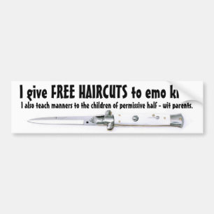 Autocollant De Voiture Coupes de cheveux d'Emo