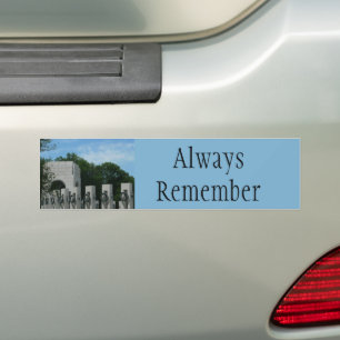 Autocollant De Voiture Couronnes du Mémorial de la Seconde Guerre mondial