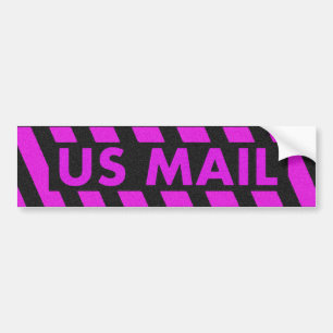 AUTOCOLLANT DE VOITURE COURRIER DES USA