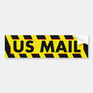 AUTOCOLLANT DE VOITURE COURRIER DES USA