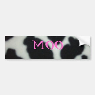 Autocollant De Voiture CowPattern, MOO