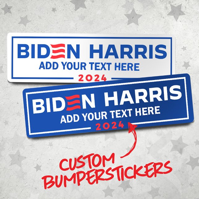 Autocollant De Voiture Créez votre propre Biden Harris 2024 (Custom Biden Harris Bumperstickers from Politiclothes.com
Choose PERSONALIZE > ENTER TEXT or EDIT )