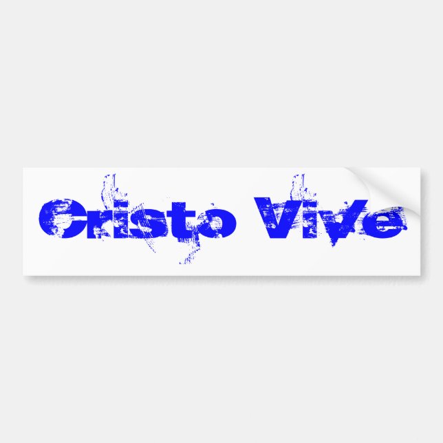 Autocollant De Voiture Cristo Vive (Devant)