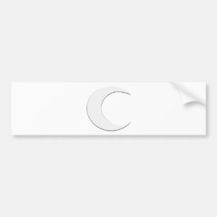 Autocollant De Voiture Croissant de lune