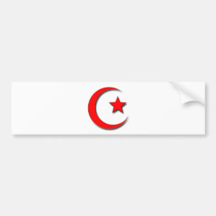 Autocollant De Voiture Croissant islamique