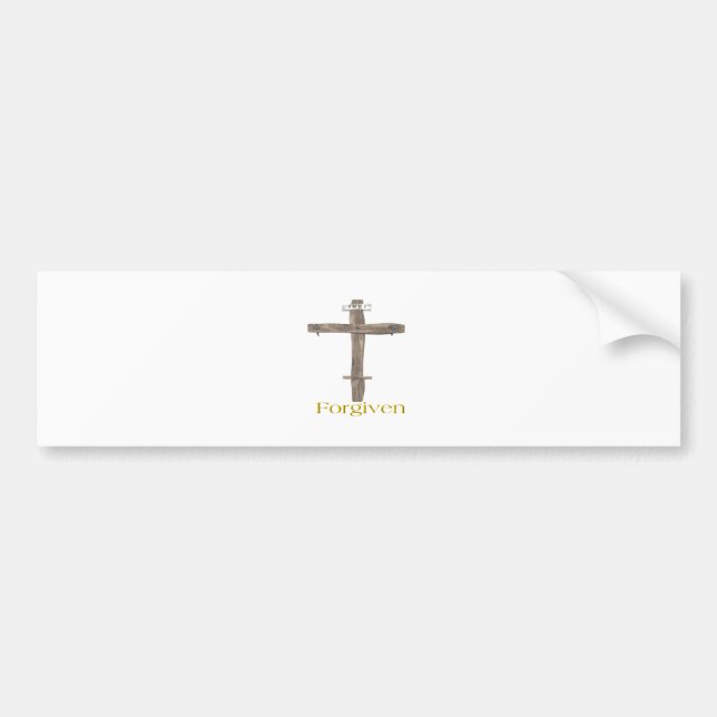 Autocollant De Voiture Croix (Devant)