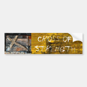 Autocollant De Voiture Croix de force