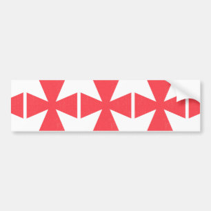 Autocollant De Voiture Croix suédoise de franc-maçons
