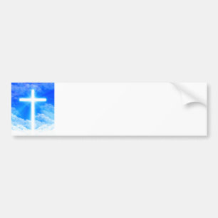Autocollant De Voiture Cross of Light Jesus Christ Customizable Christian