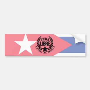 Autocollant De Voiture Cuba Libre Motto Laurels
