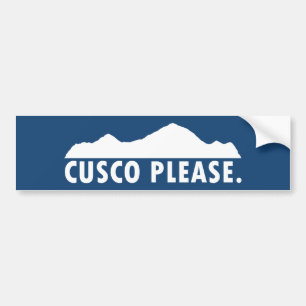 Autocollant De Voiture Cusco Pérou S'il vous plaît