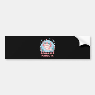 Autocollant De Voiture Cute Axolotl Aquatique Adorable