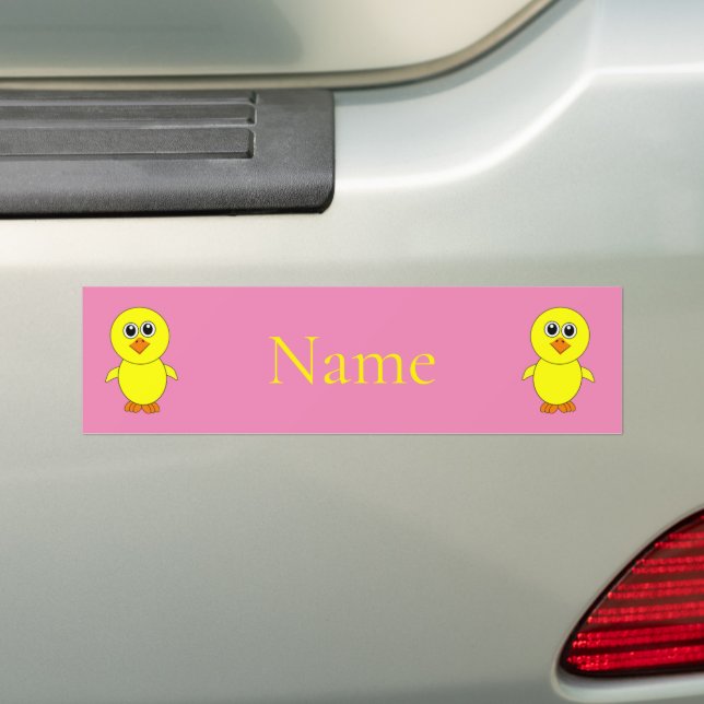 Autocollant De Voiture Cute Chick Thunder_Cove (En voiture)