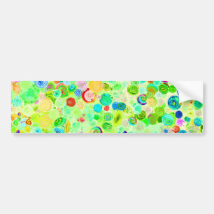 Autocollant De Voiture Cute coloré cosmos cosmos motif