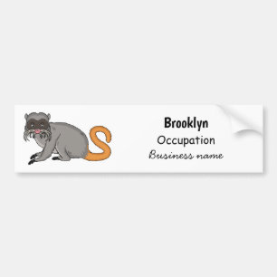 Autocollant De Voiture Cute Emperor Tamarin illustration