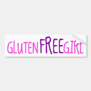 Autocollant De Voiture Cute fille sans gluten