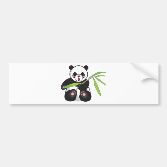 Autocollant De Voiture Cute Panda (Devant)