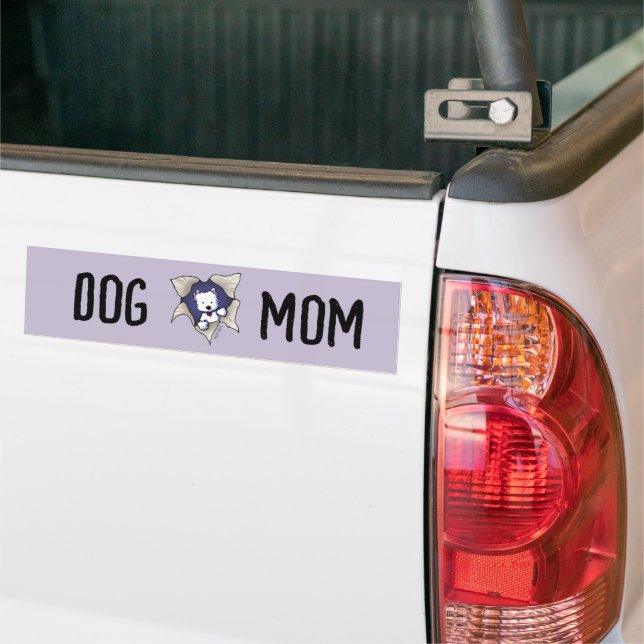 Autocollant De Voiture Cute Westie Blast (Sur camion)