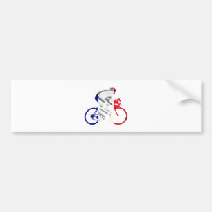 Autocollant De Voiture Cycliste de Tour de France