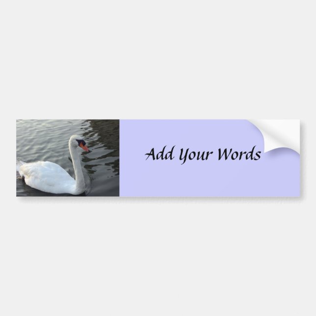 Autocollant De Voiture Cygne (Devant)