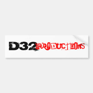 Autocollant De Voiture D32, productions
