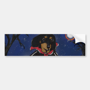 Autocollant De Voiture Dachshund Halloween