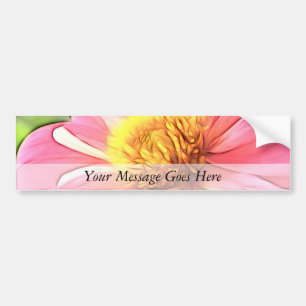 Autocollant De Voiture Dahlia rose