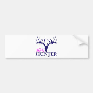 AUTOCOLLANT DE VOITURE DAME DEER HUNTER