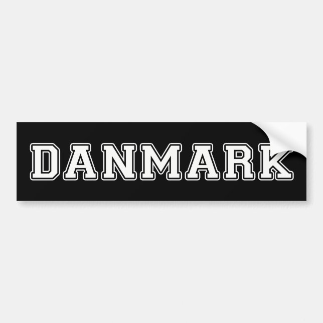 Autocollant De Voiture Danmark (Devant)