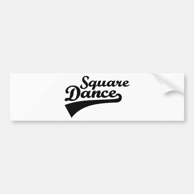 Autocollant De Voiture Danse carrée (Devant)