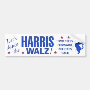 Autocollant De Voiture Dansez le Sticker Harris Walz Bumper
