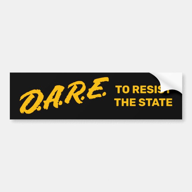 Autocollant De Voiture DARE To Resist (Devant)