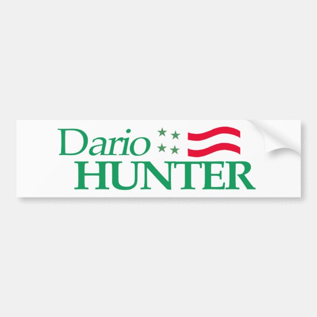Autocollant De Voiture Dario Hunter 2020 (Devant)