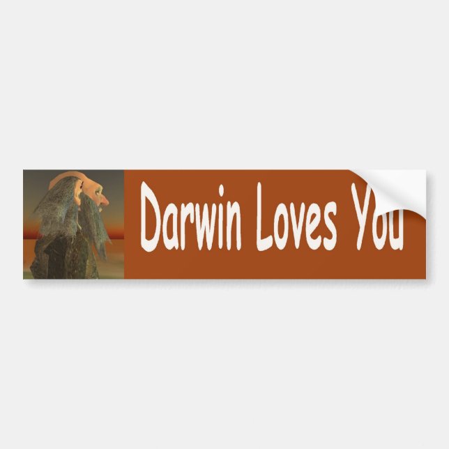 Autocollant De Voiture Darwin (Devant)