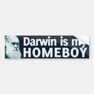 Autocollant De Voiture Darwin est mon Homeboy