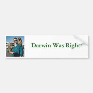 Autocollant De Voiture Darwin était exact !