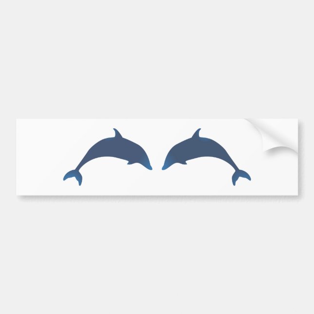 Autocollant De Voiture Dauphins (Devant)