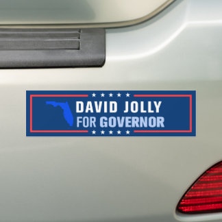 Autocollant De Voiture David Jolly pour gouverneur de Floride