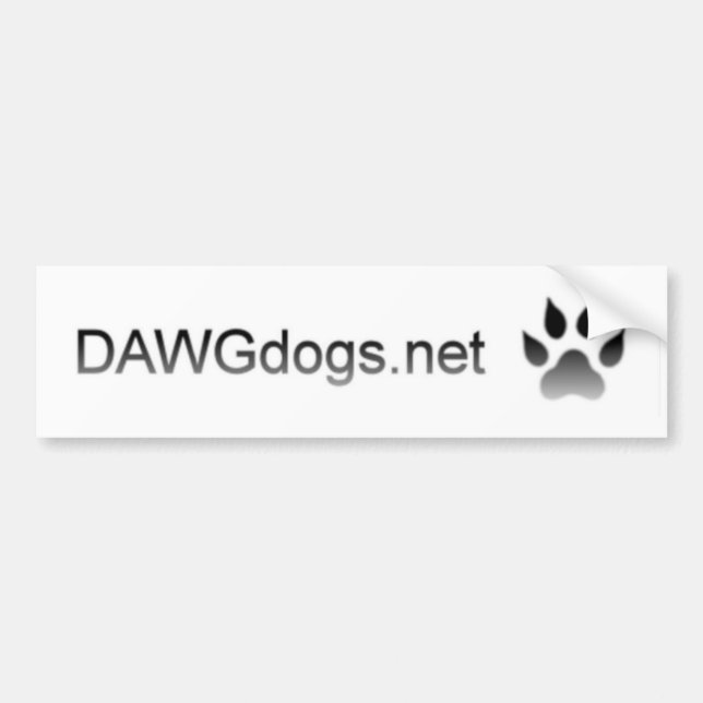Autocollant De Voiture DAWGdogs.net (Devant)