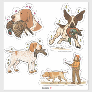 Autocollant de voiture de chasse Bracco Italiano