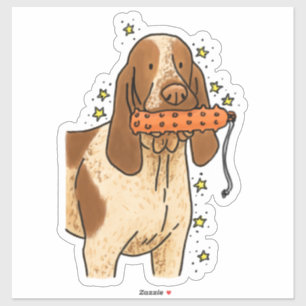 Autocollant de voiture de chasse Bracco Italiano