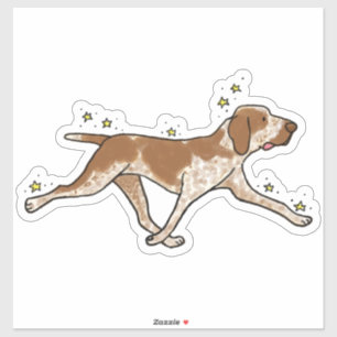 Autocollant de voiture de chasse Bracco Italiano