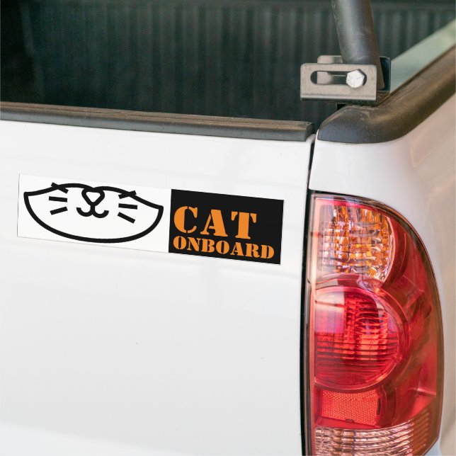 autocollant de voiture de chat (Sur camion)
