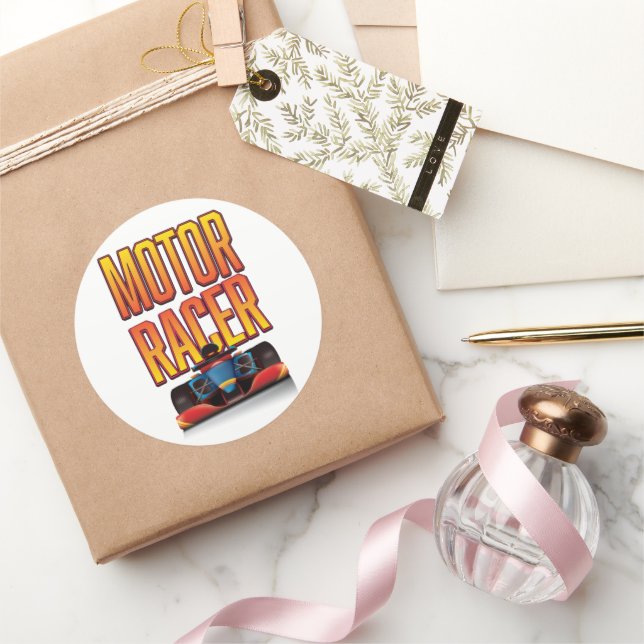 Autocollant de voiture de course automobile (Cadeaux)