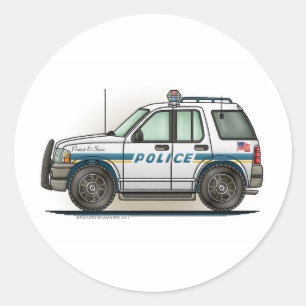 Autocollant de voiture de police SUV Cruiser